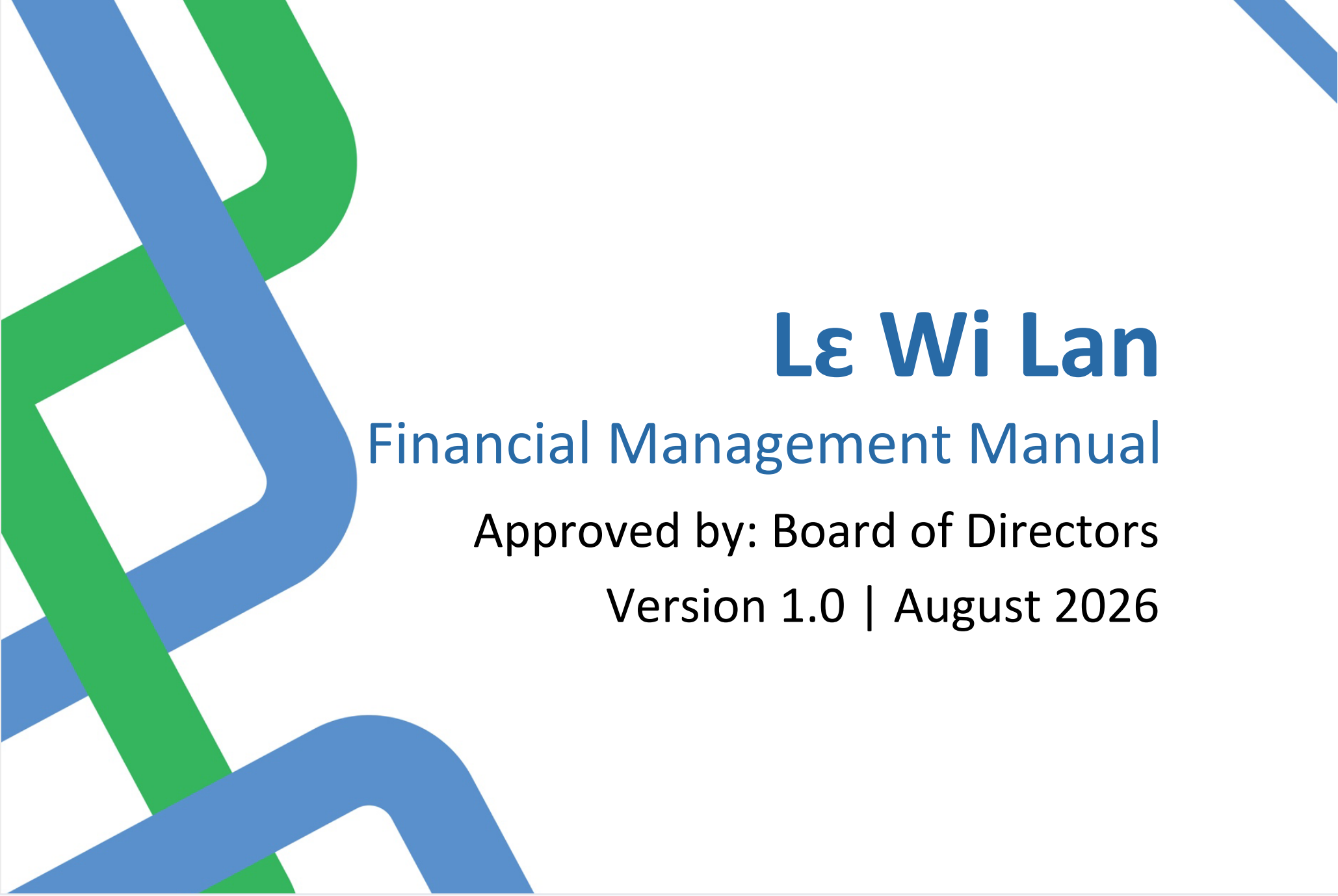 Financial Management Manual