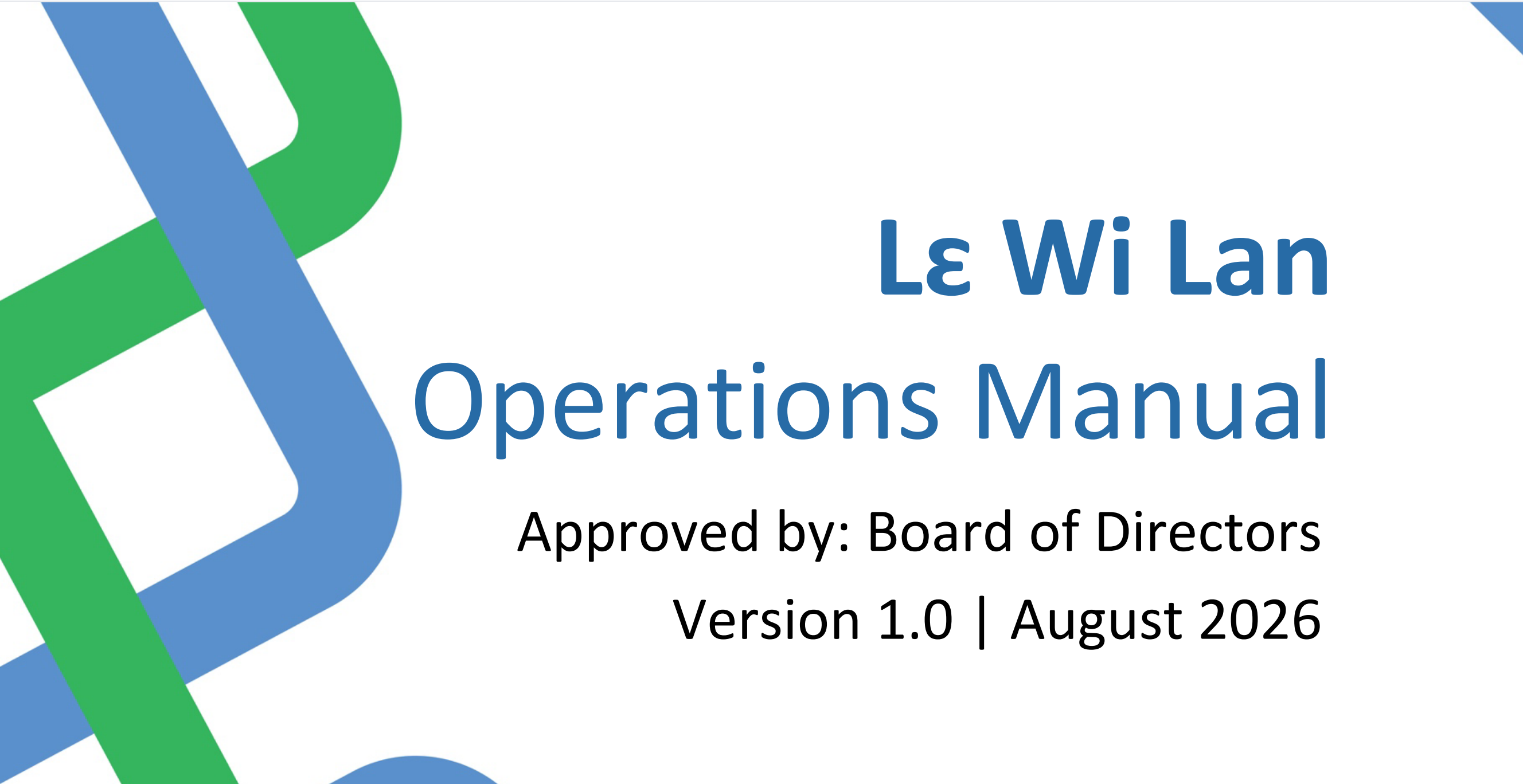 Operations Manual